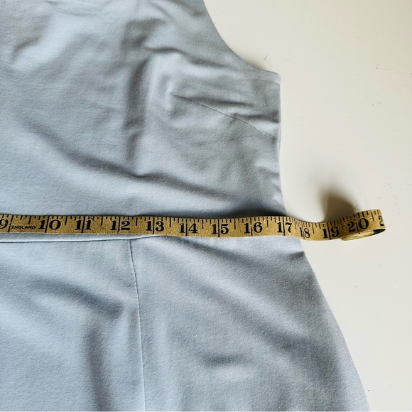 NWT Able Fit & Flare Supima Cotton Dress Light Blue, Size XL - Picture 8 of 10